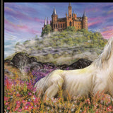 Royal Unicorn 3 Black Framed Print Wall Art - Homeroots - Flyclothing LLC