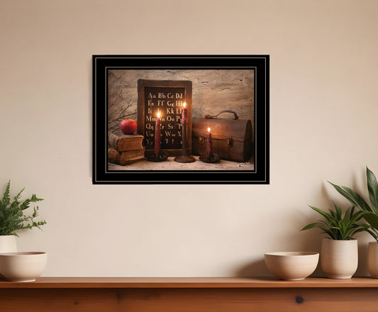School Nights 3 Black Framed Print Wall Art - Homeroots