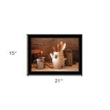 Grandmas Kitchen Tools 3 Black Framed Print Kitchen Wall Art - Homeroots - Flyclothing LLC