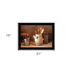 Grandmas Kitchen Tools 3 Black Framed Print Kitchen Wall Art - Homeroots
