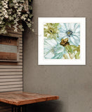 Sea glass Garden I 2 White Framed Print Wall Art - Homeroots