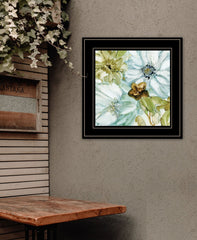 Sea glass Garden I 3 Black Framed Print Wall Art - Homeroots