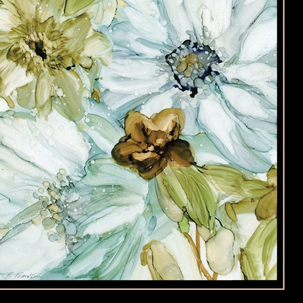 Sea glass Garden I 3 Black Framed Print Wall Art - Homeroots - Flyclothing LLC