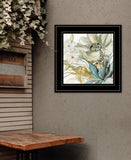 Sea glass Garden II 3 Black Framed Print Wall Art - Homeroots
