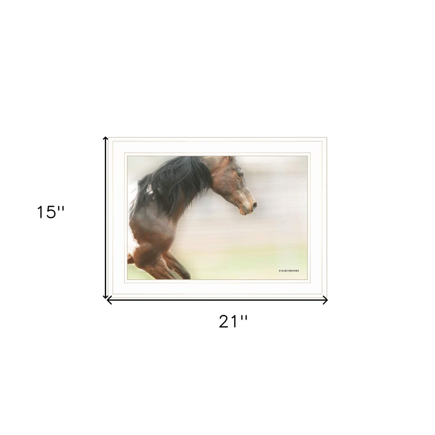 Leap of Faith 2 White Framed Print Wall Art - Homeroots - Flyclothing LLC
