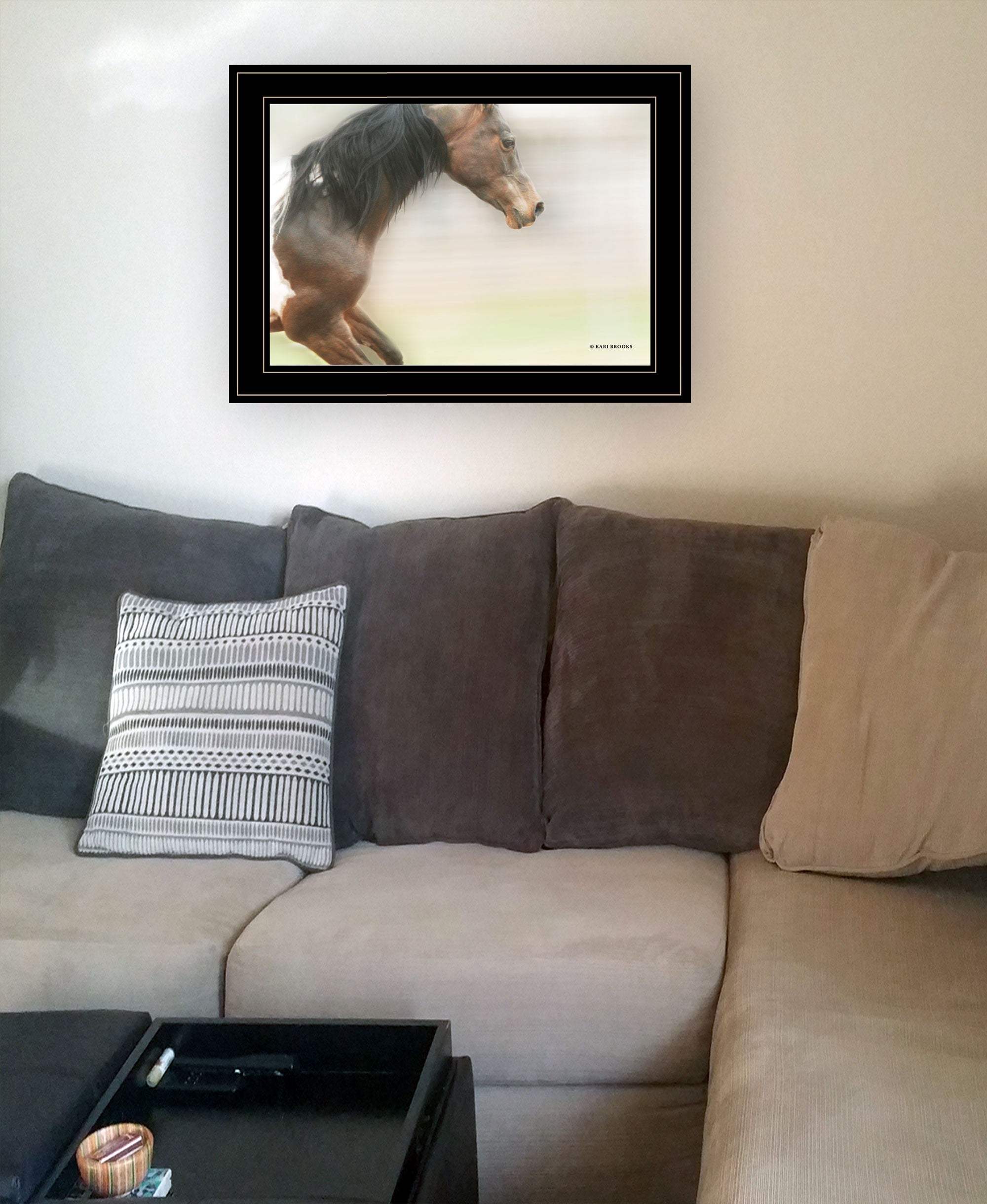 Leap Of Faith 3 Black Framed Print Wall Art - Homeroots - Flyclothing LLC