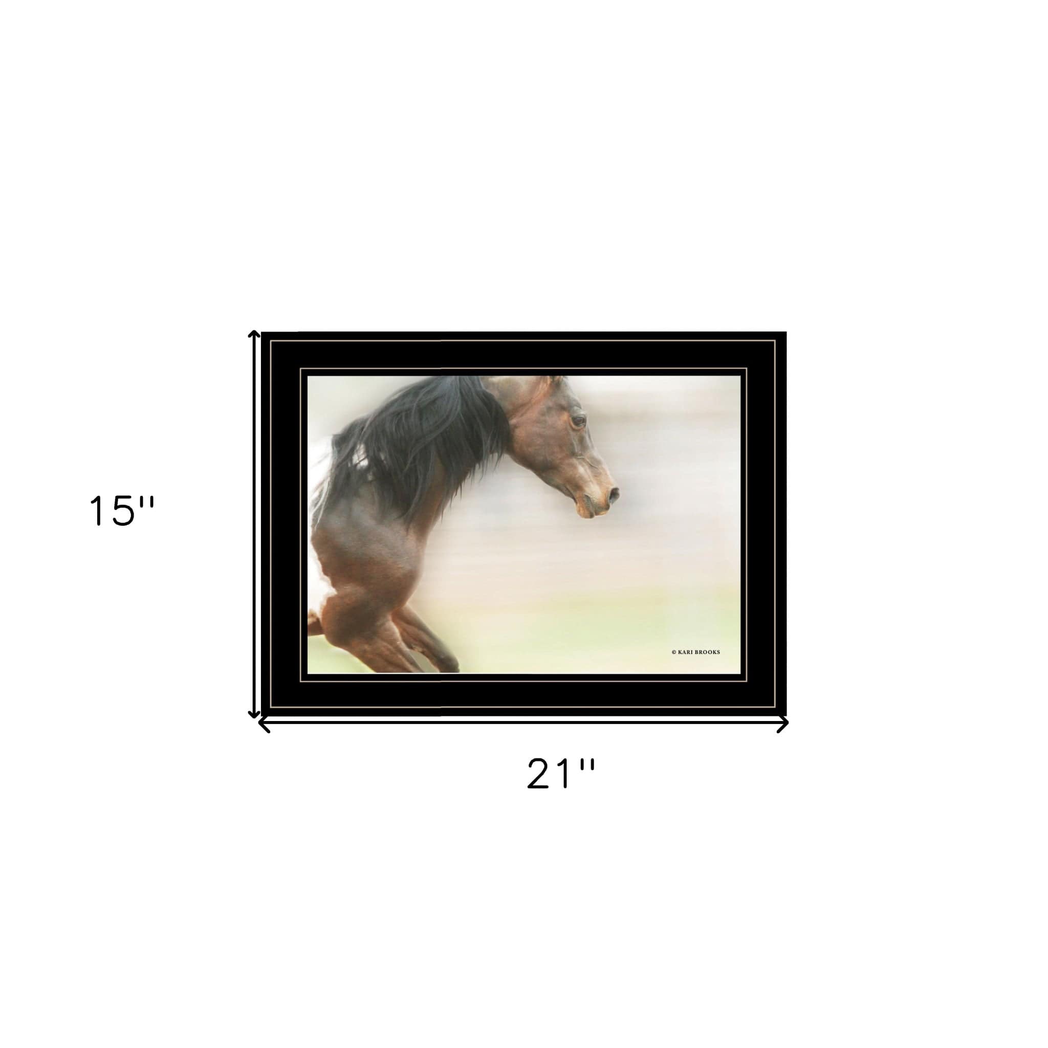 Leap Of Faith 3 Black Framed Print Wall Art - Homeroots
