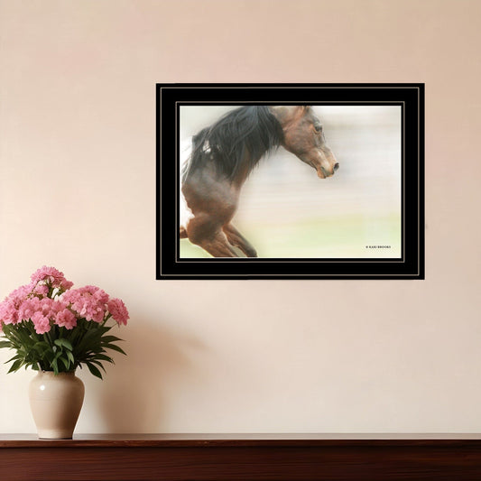 Leap Of Faith 3 Black Framed Print Wall Art - Homeroots