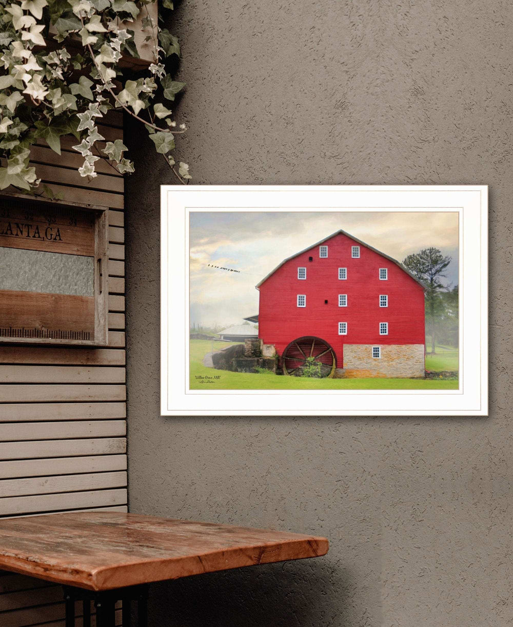 Willow Grove Mill 2 White Framed Print Wall Art - Homeroots - Flyclothing LLC
