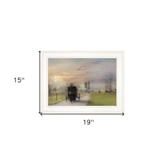 Morning Exercise 2 White Framed Print Wall Art - Homeroots