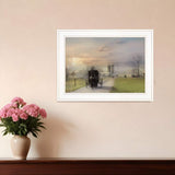 Morning Exercise 2 White Framed Print Wall Art - Homeroots - Flyclothing LLC