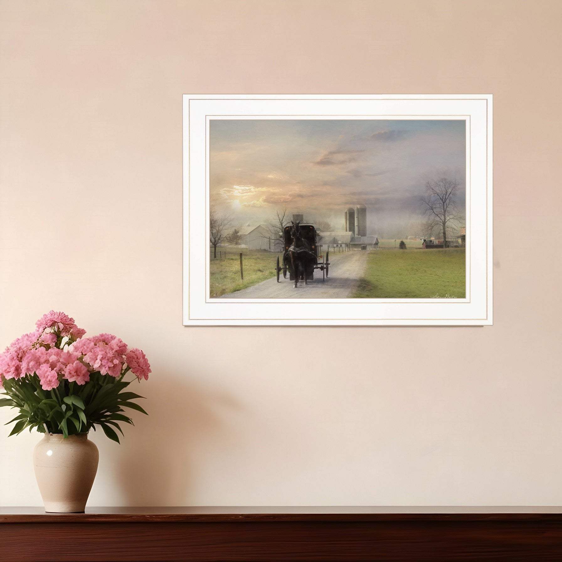 Morning Exercise 2 White Framed Print Wall Art - Homeroots - Flyclothing LLC
