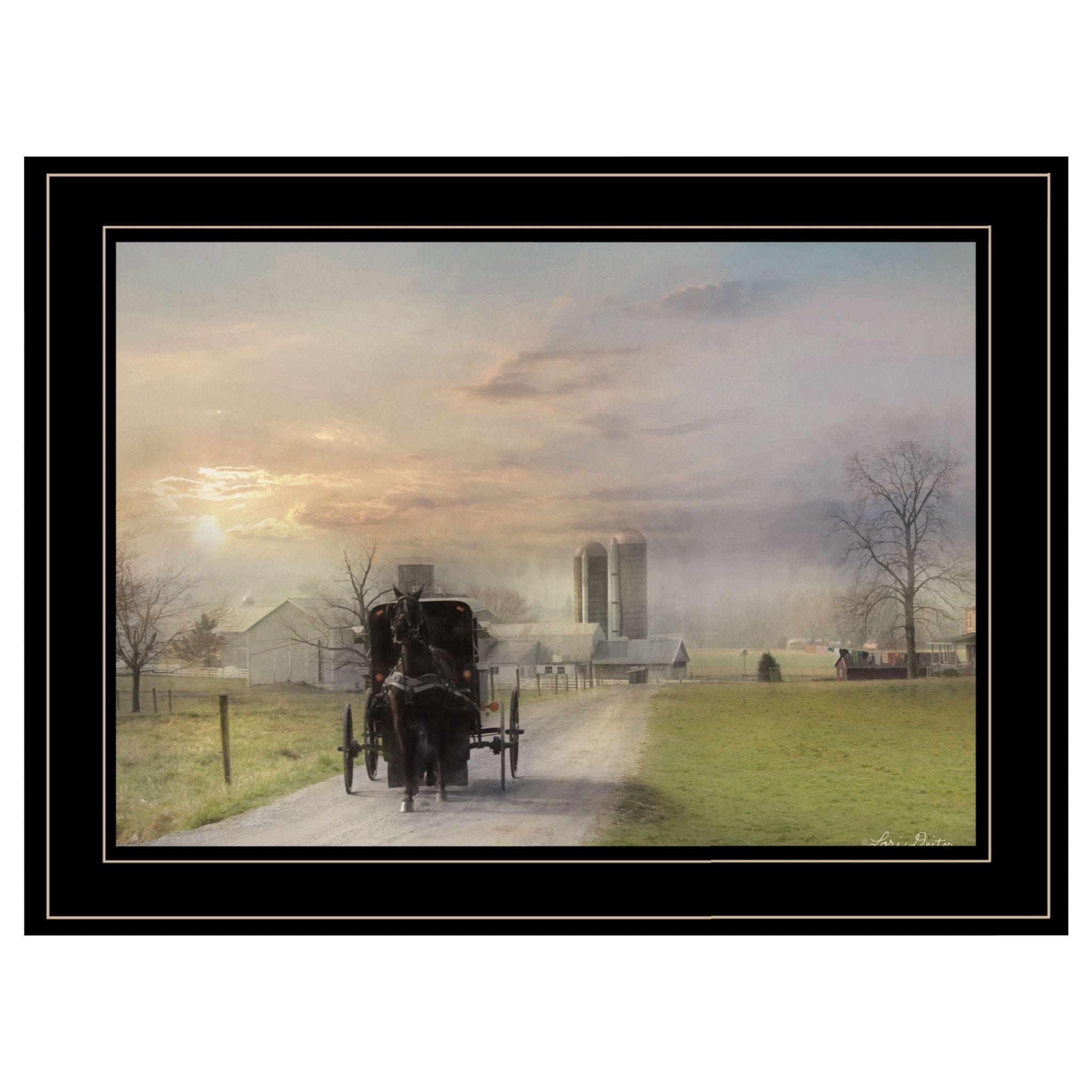 Morning Exercise 3 Black Framed Print Wall Art - Homeroots