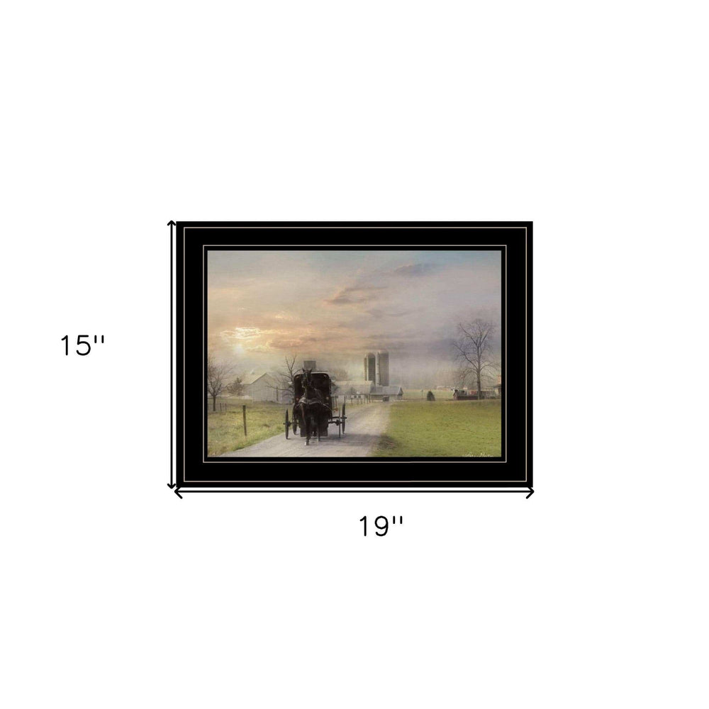 Morning Exercise 3 Black Framed Print Wall Art - Homeroots - Flyclothing LLC