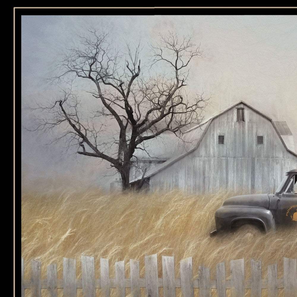 Fall Pumpkin Harvest 3 Black Framed Print Kitchen Wall Art - Homeroots - Flyclothing LLC