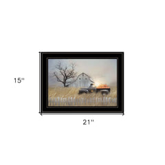 Fall Pumpkin Harvest 3 Black Framed Print Kitchen Wall Art - Homeroots