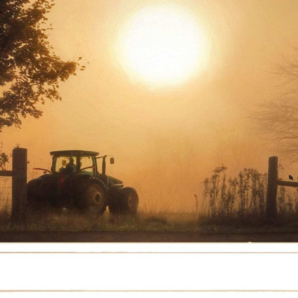 Start Your Engines 2 White Framed Print Wall Art - Homeroots - Flyclothing LLC