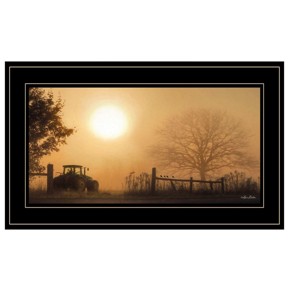 Start Your Engines 3 Black Framed Print Wall Art - Homeroots - Flyclothing LLC