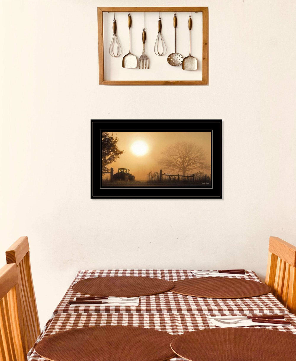 Start Your Engines 3 Black Framed Print Wall Art - Homeroots - Flyclothing LLC