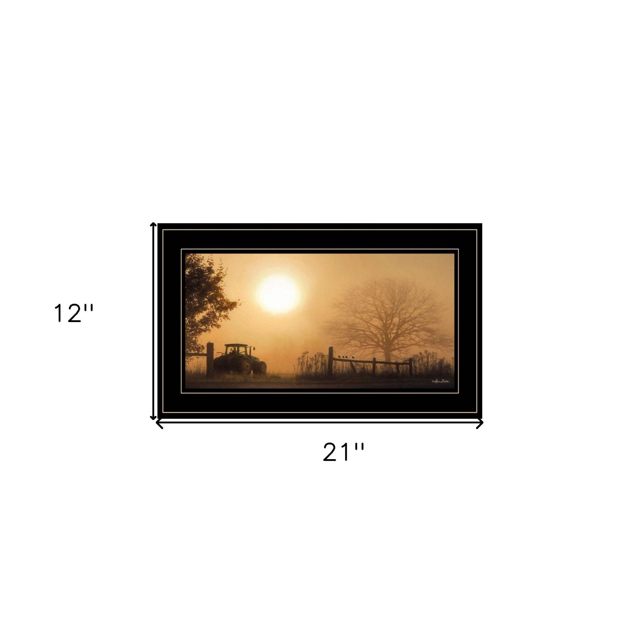 Start Your Engines 3 Black Framed Print Wall Art - Homeroots - Flyclothing LLC