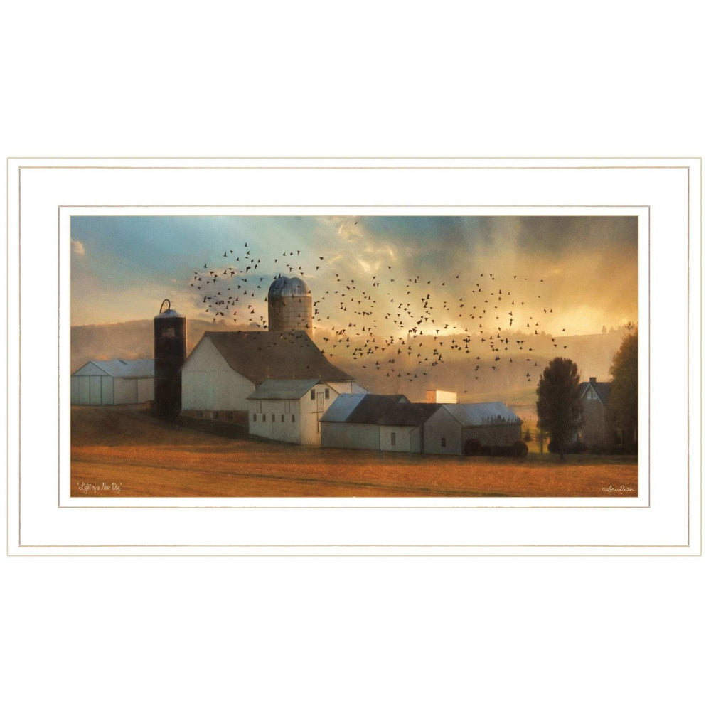 Light of a New Day 2 White Framed Print Wall Art - Homeroots - Flyclothing LLC
