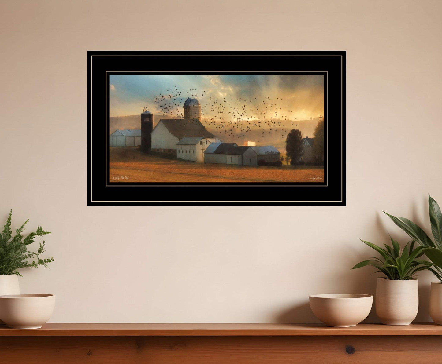 Light of a New Day 3 Black Framed Print Wall Art - Homeroots - Flyclothing LLC