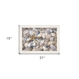 Starfish and Seashells 3 White Framed Print Wall Art - Homeroots - Flyclothing LLC