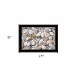 Starfish and Seashells 4 Black Framed Print Wall Art - Homeroots - Flyclothing LLC