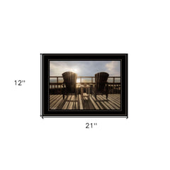 Front Row Seats 1 Black Framed Print Wall Art - Homeroots