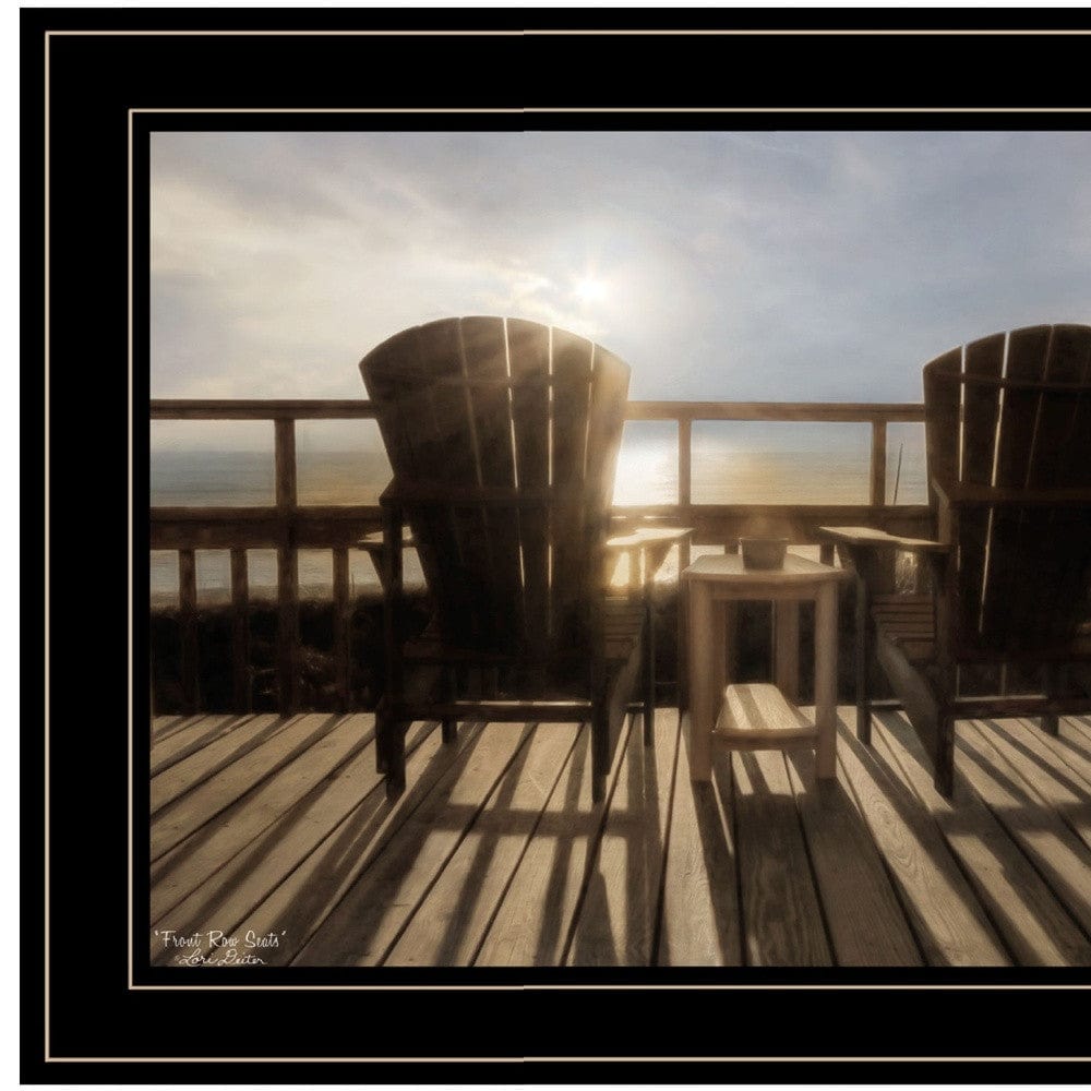 Front Row Seats 1 Black Framed Print Wall Art - Homeroots