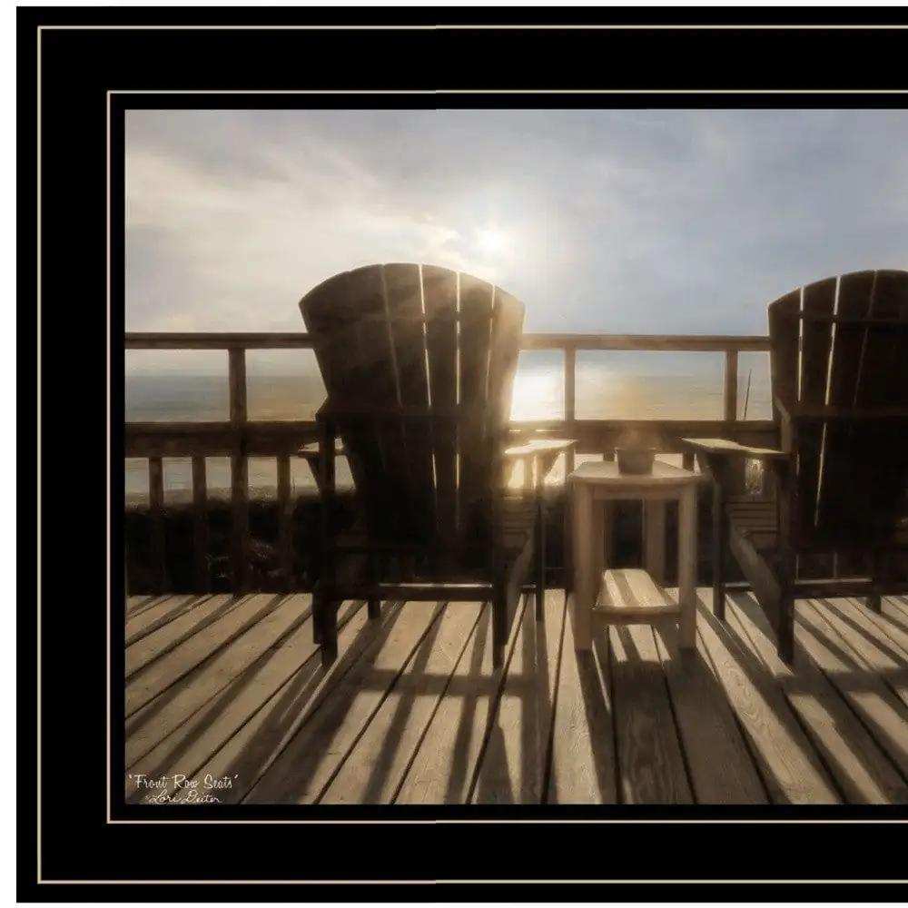 Front Row Seats 1 Black Framed Print Wall Art - Homeroots - Flyclothing LLC