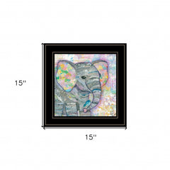 Elephant I 3 Black Framed Print Wall Art - Homeroots