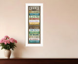 Office Rules 1 White Framed Print Wall Art - Homeroots