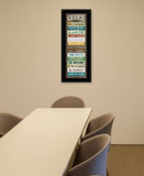Office Rules 3 Black Framed Print Wall Art - Homeroots