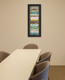 Office Rules 5 Black Framed Print Wall Art - Homeroots