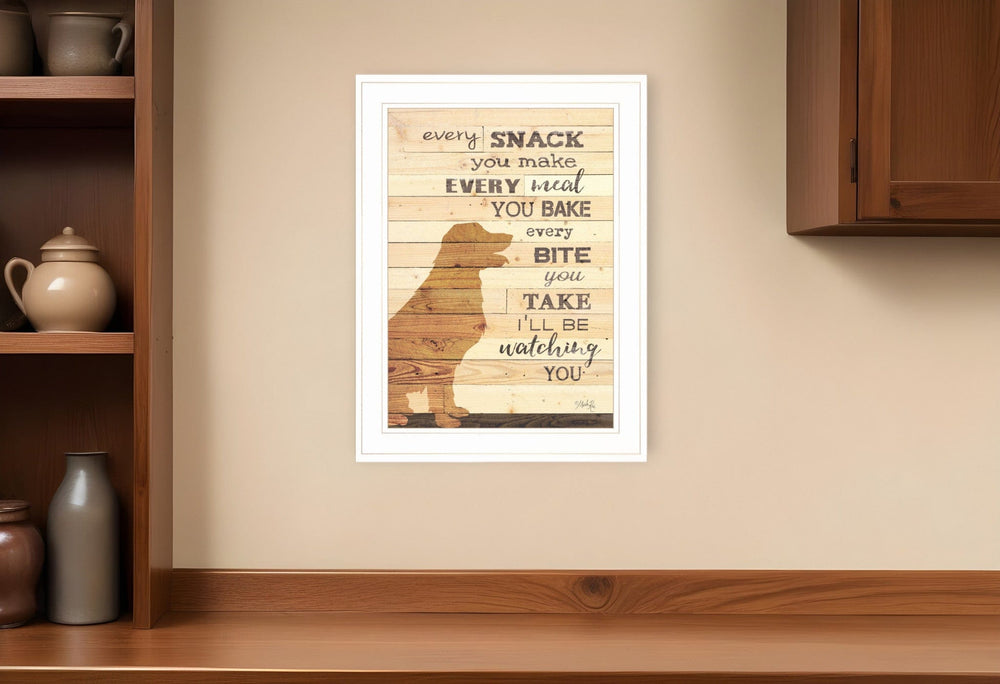 Every Snack You Make 1 White Framed Print Wall Art - Homeroots