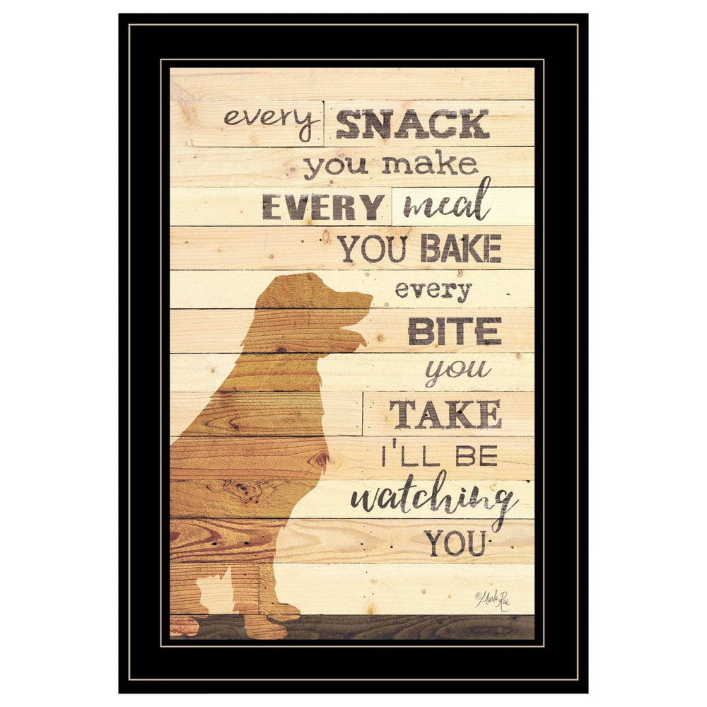 Every Snack You Make 2 Black Framed Print Wall Art - Homeroots - Flyclothing LLC