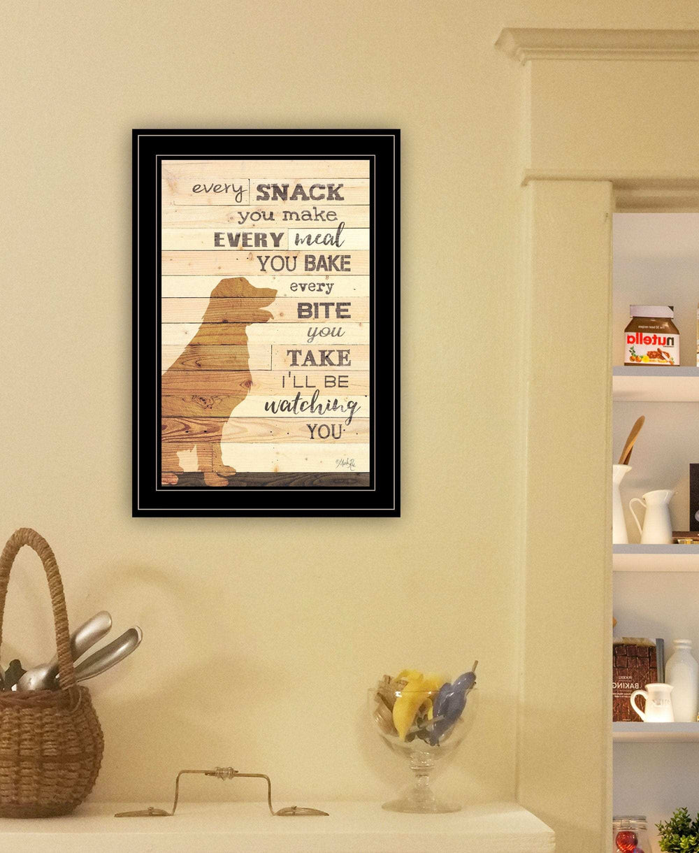Every Snack You Make 2 Black Framed Print Wall Art - Homeroots - Flyclothing LLC