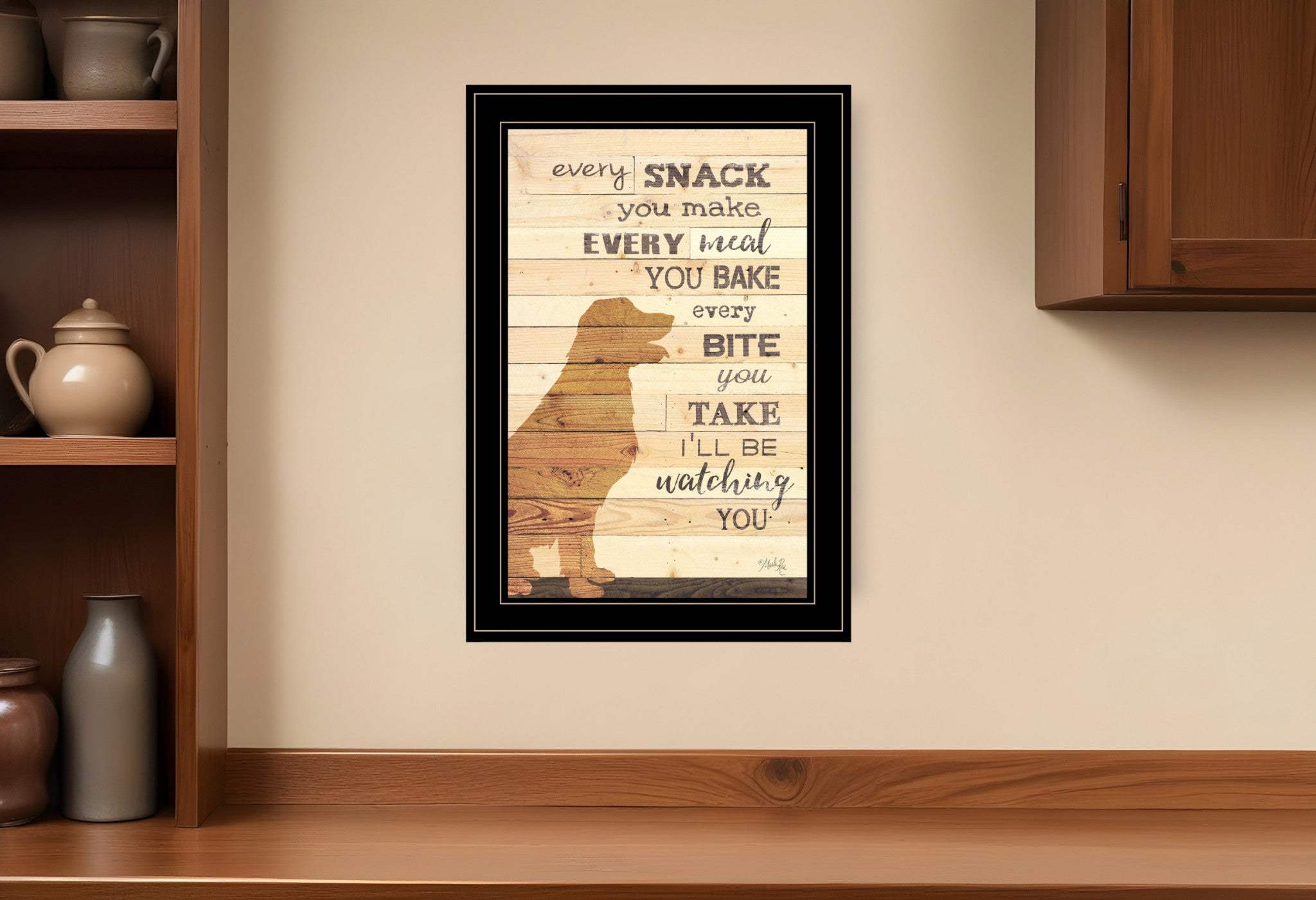 Every Snack You Make 2 Black Framed Print Wall Art - Homeroots - Flyclothing LLC