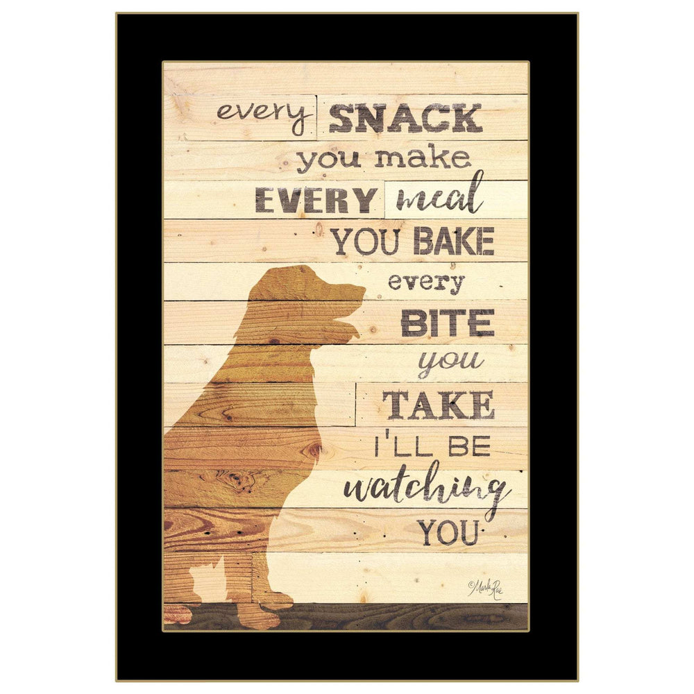 Every Snack You Make 3 Black Framed Print Wall Art - Homeroots - Flyclothing LLC