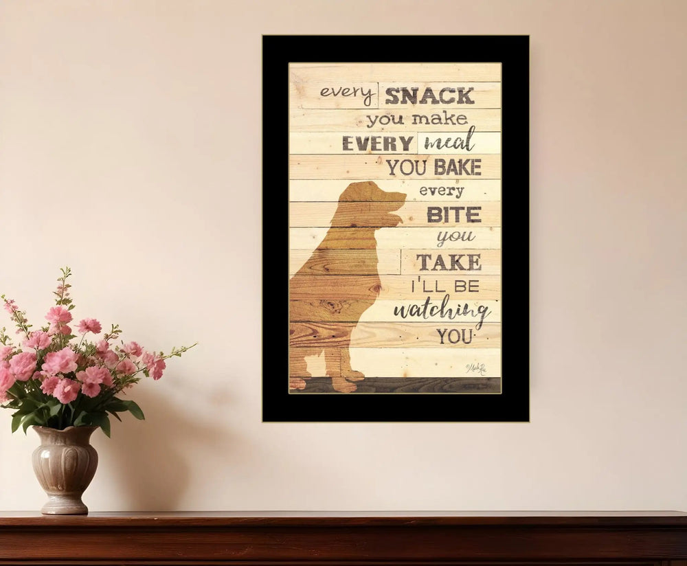 Every Snack You Make 3 Black Framed Print Wall Art - Homeroots