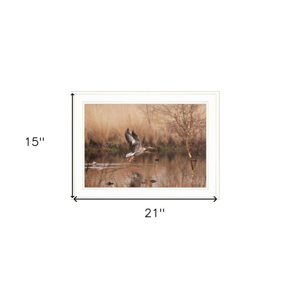 Fly Away 4 White Framed Print Wall Art - Homeroots - Flyclothing LLC