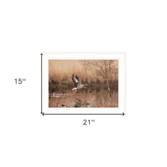 Fly Away 4 White Framed Print Wall Art - Homeroots