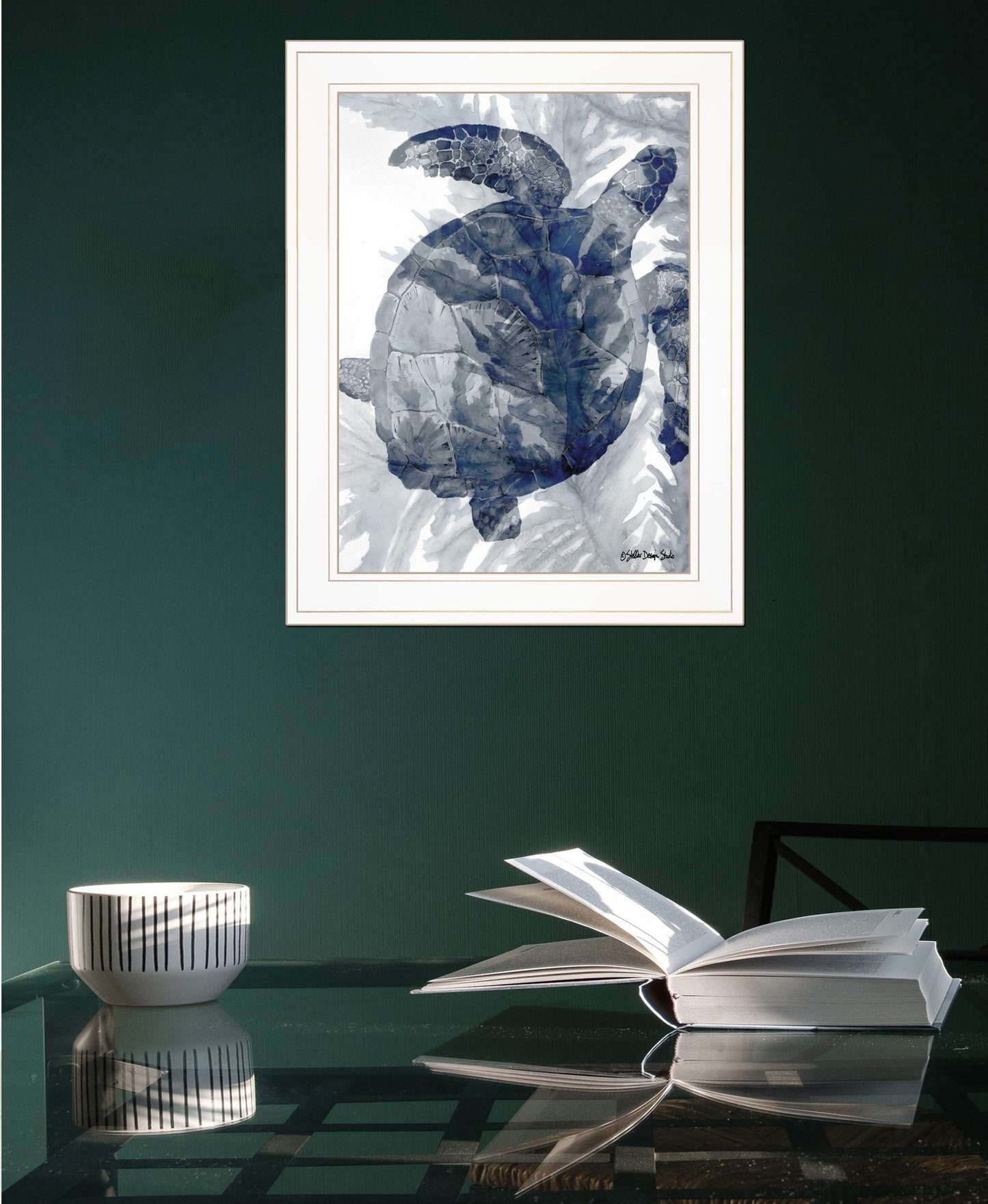 Ocean Collection 3 White Framed Print Wall Art - Homeroots - Flyclothing LLC