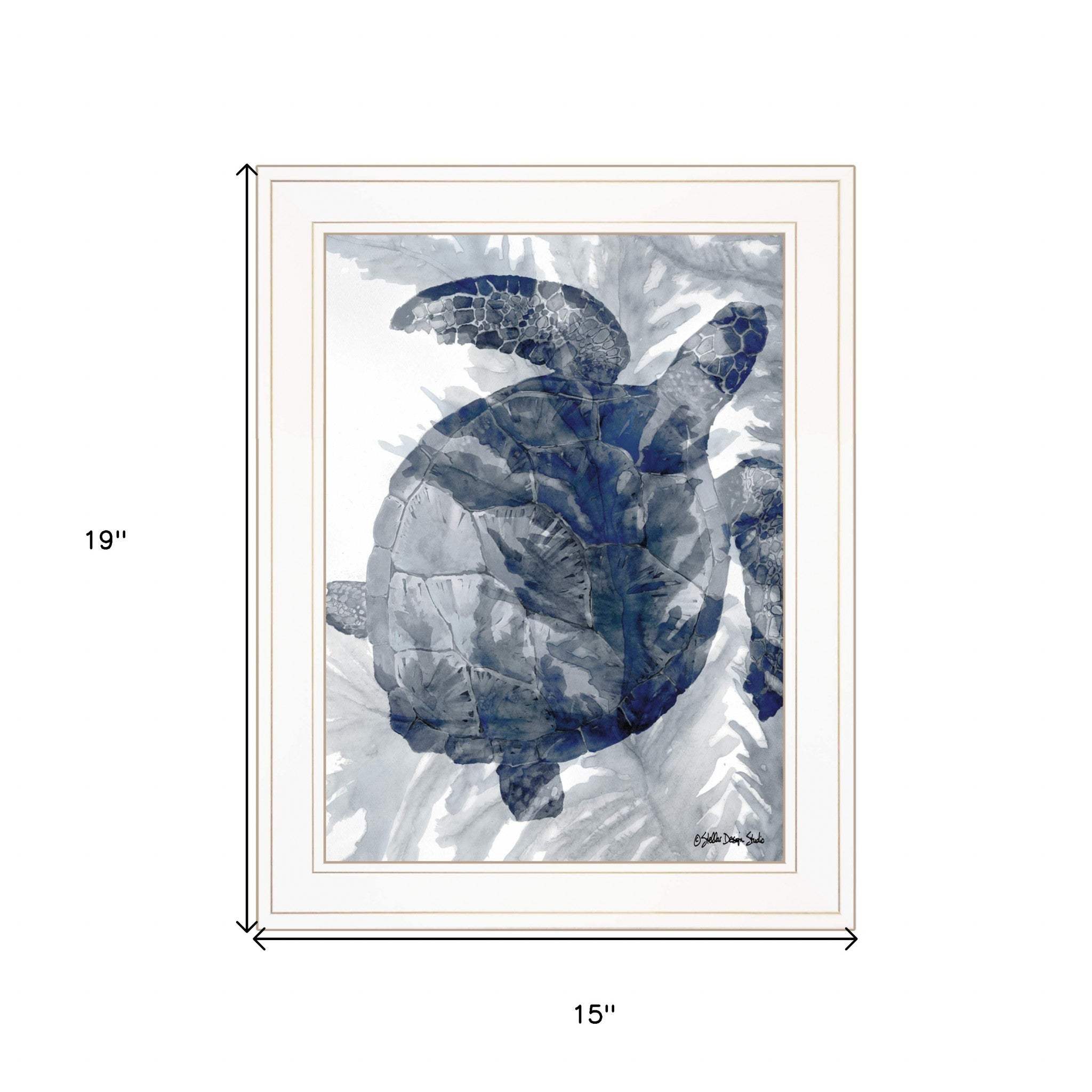 Ocean Collection 3 White Framed Print Wall Art - Homeroots - Flyclothing LLC