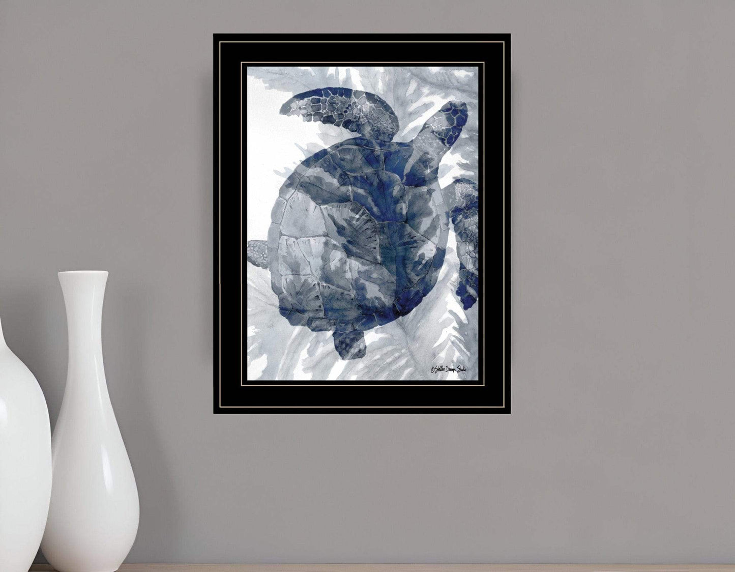 Ocean Collection 3 Black Framed Print Wall Art - Homeroots - Flyclothing LLC