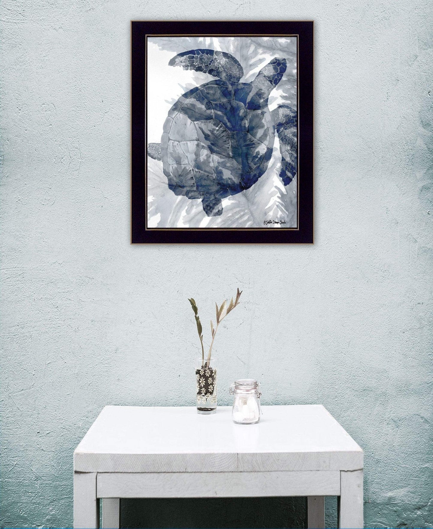 Ocean Collection 3 Black Framed Print Wall Art - Homeroots - Flyclothing LLC