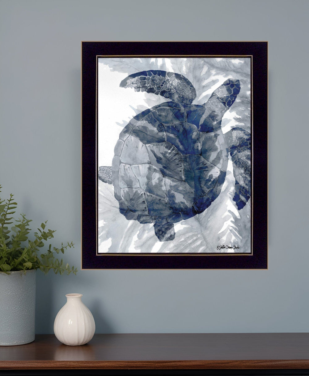 Ocean Collection 3 Black Framed Print Wall Art - Homeroots