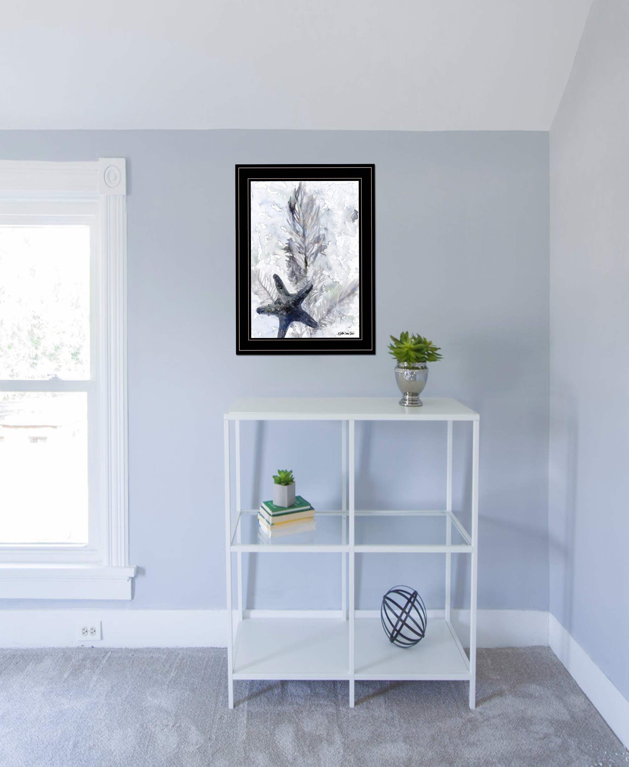 Ocean Collection 4 Black Framed Print Wall Art - Homeroots - Flyclothing LLC