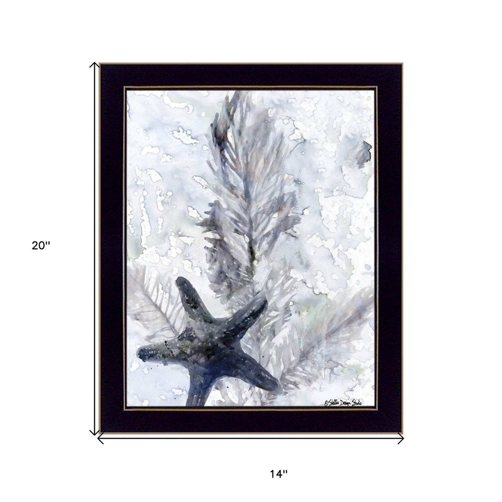 Ocean Collection 4 Black Framed Print Wall Art - Homeroots - Flyclothing LLC